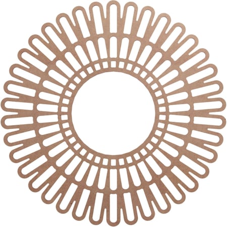 Ekena Millwork Cornelius Wood Fretwork Pierced Ceiling Medallion, Wood (Paint Grade), 28"OD x 10 3/8"ID x 3/8"T CMWP28X0375CRMF